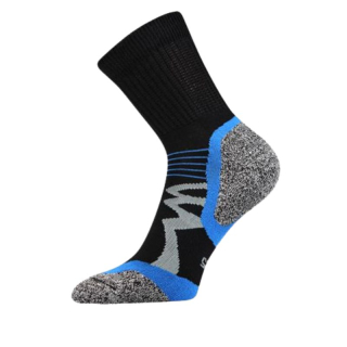 Pánské sportovní froté ponožky Simplex černé Fuski Boma Voxx