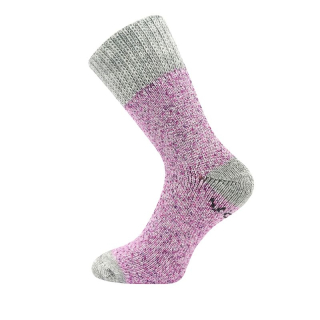 Dámské extra teplé ponožky fialové Molde Fuski Boma Voxx