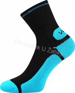 Dámské teplejší ponožky Maral tyrkysová/černá Fuski Boma Voxx