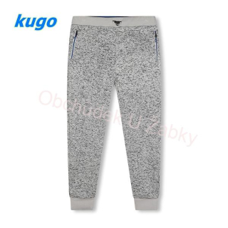 PÁNSKÉ ZATEPLENÉ TEPLÁKY šedé Kugo HT1931