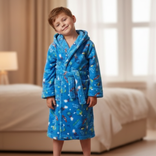 Chlapecký župan modrý Wolf Z2392