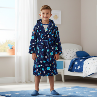 Chlapecký župan tm.modrý Wolf Z2392