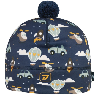 DĚTSKÁ ZIMNÍ ČEPICE tm.modrá Flavio Dráče