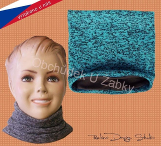 Dětský nákrčník tyrkysový Rockino 1929