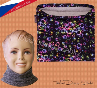 Dívčí nákrčník černý Rockino 6375