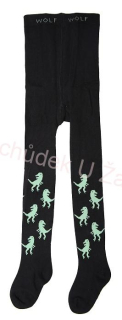 Chlapecké PUNČOCHÁČE černé Wolf P2316