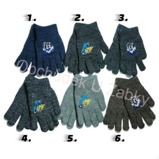 Dětské zateplené pletené RUKAVICE Aura.Via  NFK978