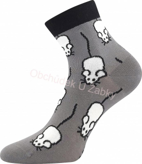 Dámské, pánské ponožky myšky Dorwin Fuski Boma