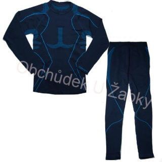 Dětské funkční prádlo, tričko a spodky tm.modré Greenice 4845