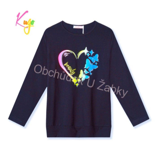 DÍVČÍ TRIČKO tm.modré Kugo HC9318