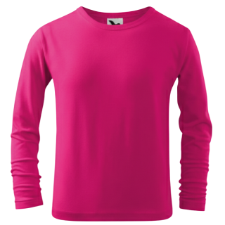 Dívčí tričko malinové Malfini Fit-T LS
