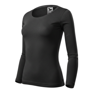 Dámské tričko černé Malfini Fit-T LS
