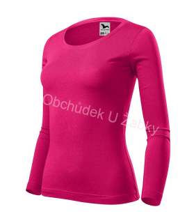 Dámské tričko malinové Malfini Fit-T LS