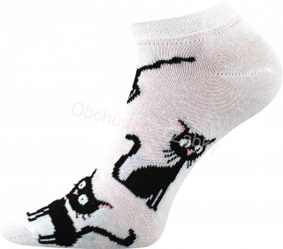 DÁMSKÉ PONOŽKY bílá Fuski Boma Piki 33