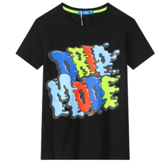 CHLAPECKÉ TRIČKO černé Kugo FC0311