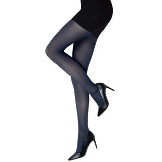 Dámské punčochové kalhoty s mikrovláknem modrá/tmavá 50 DEN Fuski Boma