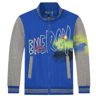 CHLAPECKÁ MIKINA modrá Kugo JM8505