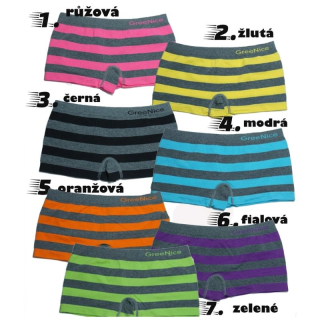 Dámské bezešvé kalhotky nohavičkové Greenice 2753