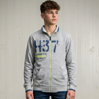 CHLAPECKÁ MIKINA šedá Kugo M8030