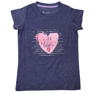 DÍVČÍ TRIČKO modré Wolf S2413