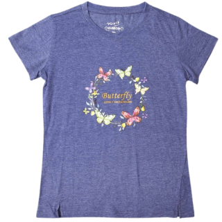 DÍVČÍ TRIČKO modré Wolf S2414