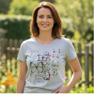 Dámské tričko šedý melír Wolf D2421