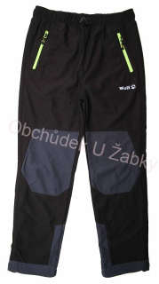 Chlapecké outdoorové kalhoty černé Wolf T2453 