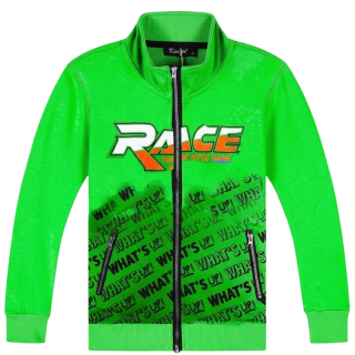 CHLAPECKÁ MIKINA zelená Kugo FM0263