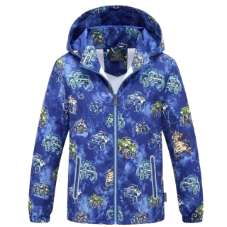 Chlapecká BUNDA letní/jarní modrá  Kugo B2865