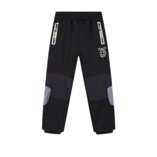 Dětské softshellové kalhoty černé Kugo HK5655