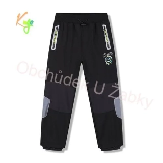 Dětské softshellové kalhoty černé Kugo HK5655