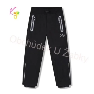 Dětské softshellové kalhoty (bez fleesu) černé Kugo HK5651