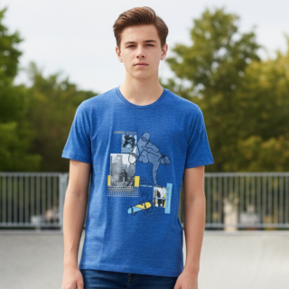 Chlapecké tričko funkční modré Wolf S2404