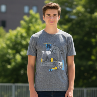 Chlapecké tričko funkční šedé Wolf S2404