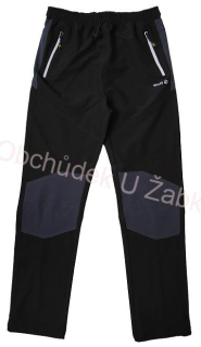 Dětské softshellové kalhoty WOLF černé B2487
