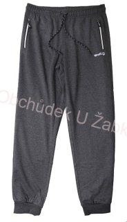  Pánské tepláky šedý melír Wolf T2475