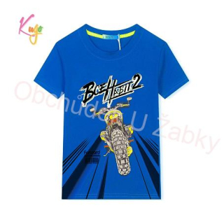 CHLAPECKÉ TRIČKO modré Kugo HC0703