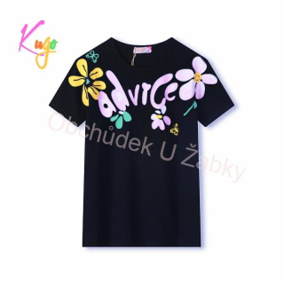 DÍVČÍ TRIČKO tm.modré Kugo HC9334
