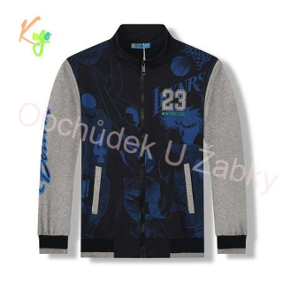 CHLAPECKÁ MIKINA modrá Kugo JM8506