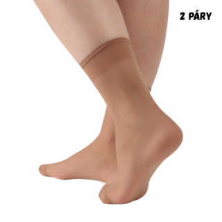 Dámské silonové ponožky tělové Silver Pon Evona