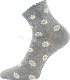 Dívčí ponožky šedé EMA Fuski Boma Voxx