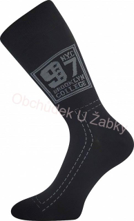 Pánské klasické ponožky černé Fuski Boma Voxx Kuba