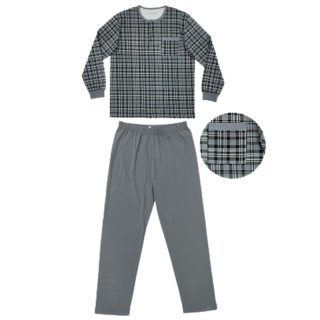 PÁNSKÉ PYŽAMO šedé Wolf S2476A