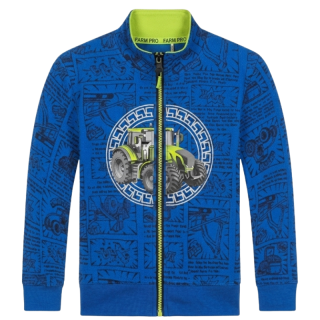 CHLAPECKÁ MIKINA modrá Kugo HM9263