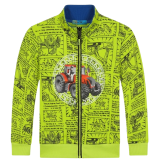 CHLAPECKÁ MIKINA zelená Kugo HM9263