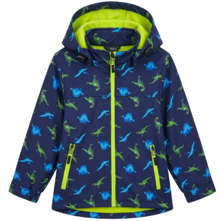 Chlapecká softshellová bunda (flees) tm.modrá HB8628