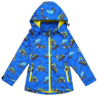 Chlapecká softshellová bunda (flees) modrá HB8628