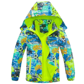 Chlapecká TEPLEJŠÍ BUNDA modrá  Kugo B2991N