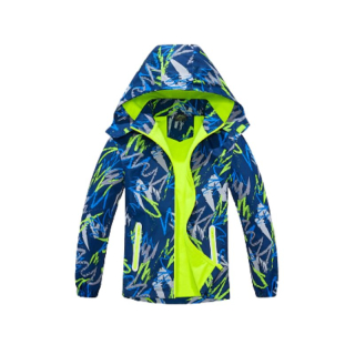 Chlapecká TEPLEJŠÍ BUNDA modrá  Kugo B2993N