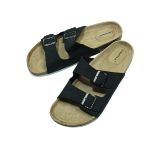 Pánské pantofle korkové černé N/M 2242/1